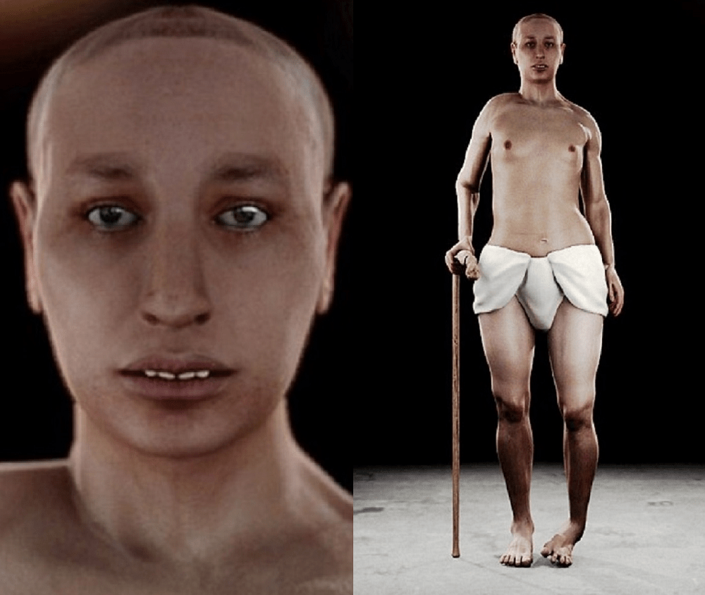 Image result for reconstruction of king tut